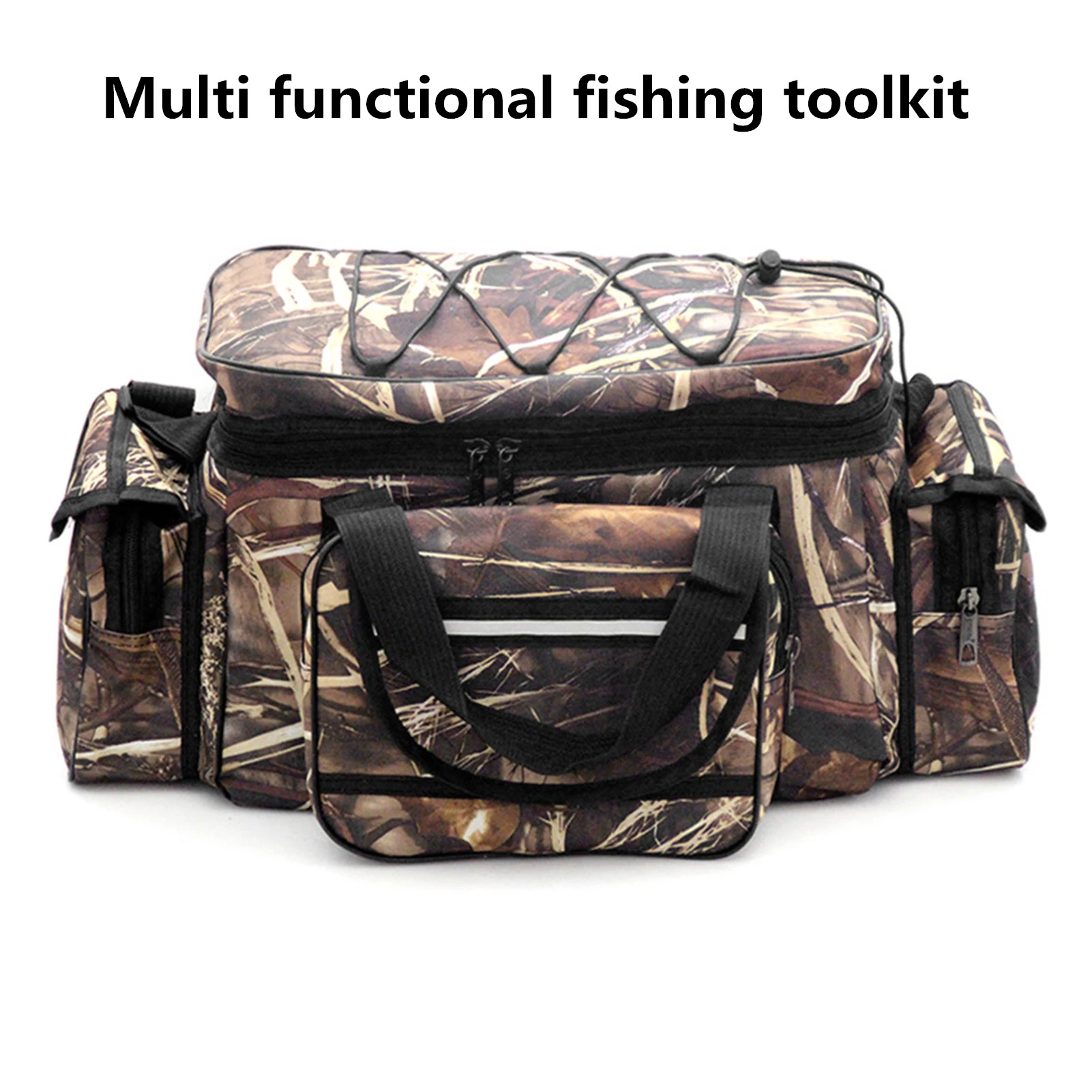 Fishing Equipment And Gear - กระเป๋าใส่อุปกรณ์ตกปลาความจุขนาดใหญ่, กระเป๋าเก็บอุปกรณ์ตกปลากันน้ํา, กระเป๋าสะพายเดินทางกลางแจ้ง, กระเป๋าสะพายข้างอุปกรณ์ตกปลา