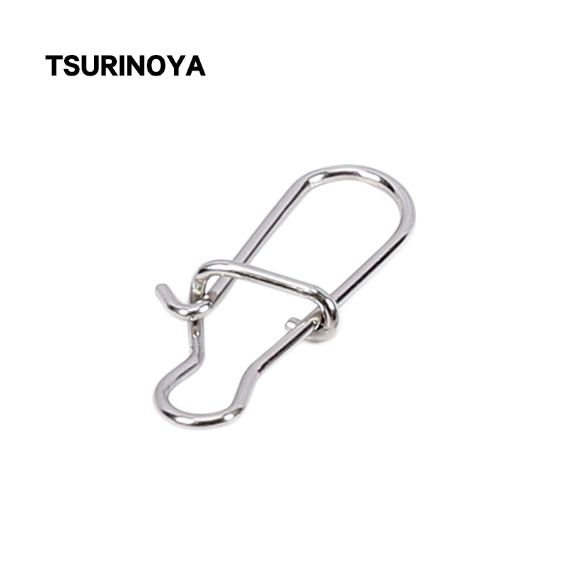 Fishing Equipment Carp - TSURINOYA ตกปลาสแตนเลส Snaps 50PCS Fastlock คลิป