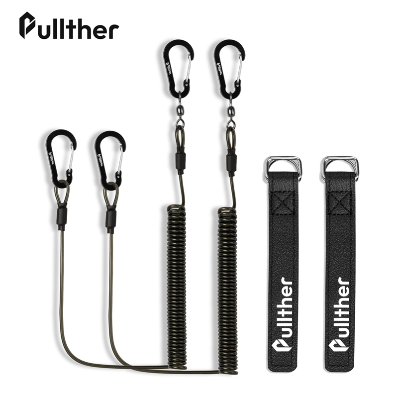 Fishing Equipment And Gear - ตกปลา,เครื่องมือตกปลา,เชือกเส้นเล็กแบบม้วน,สายรัดคันเบ็ด,เข็มขัดผูก,คาราบิเนอร์,ลวดป้องกันการสูญหาย,เชือกสปริง，ป้องกันคันเบ็ดจากการหลุดออก