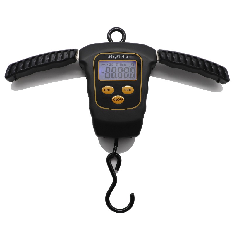 Carp Fishing Tackle - เครื่องชั่งน้ำหนักปลาดิจิตอลแบบพกพา 50 กก. 110 ปอนด์ 10