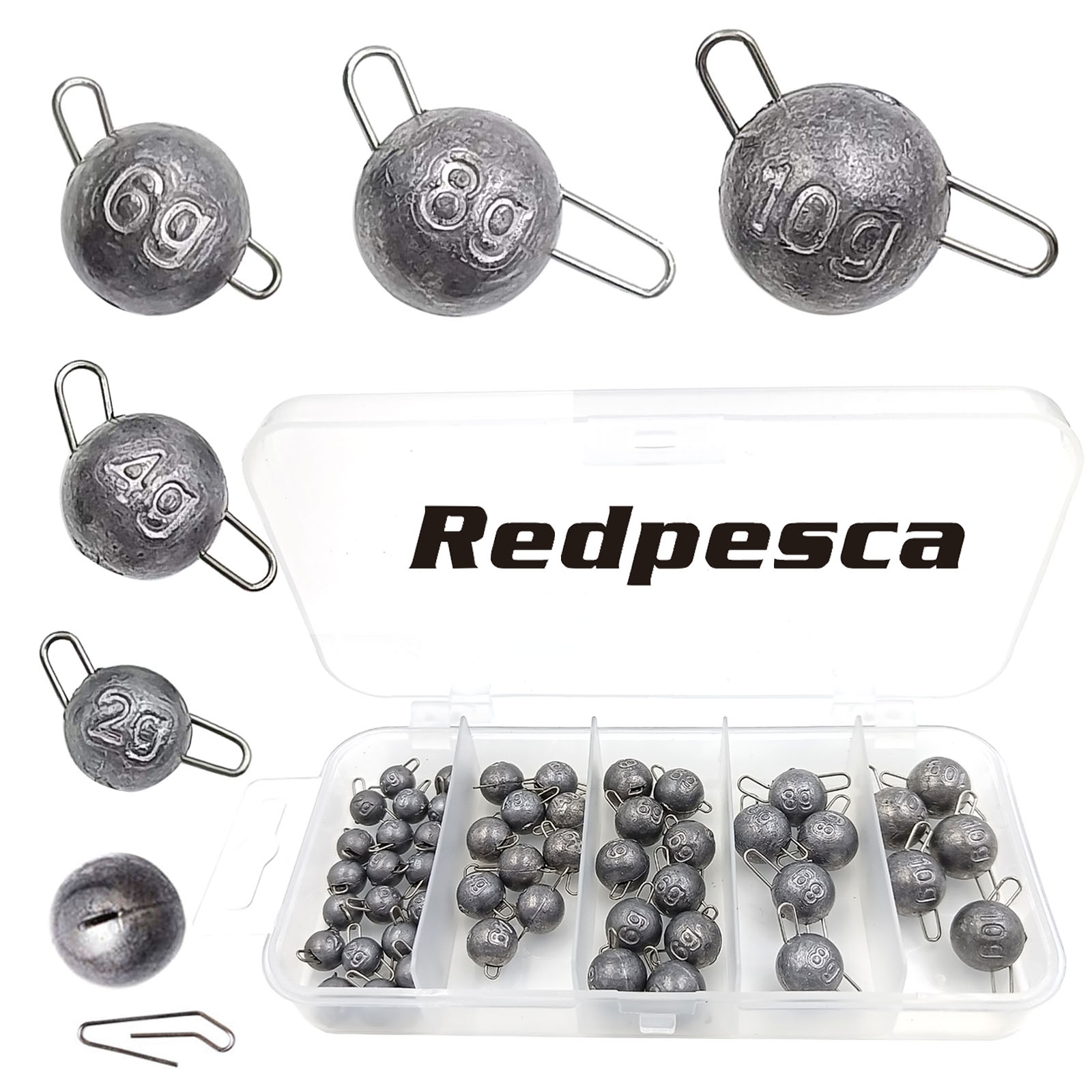 Carp Fishing Tackle - 50/40/35 Cannonball ตกปลาน้ําหนัก Sinkers Quick Set