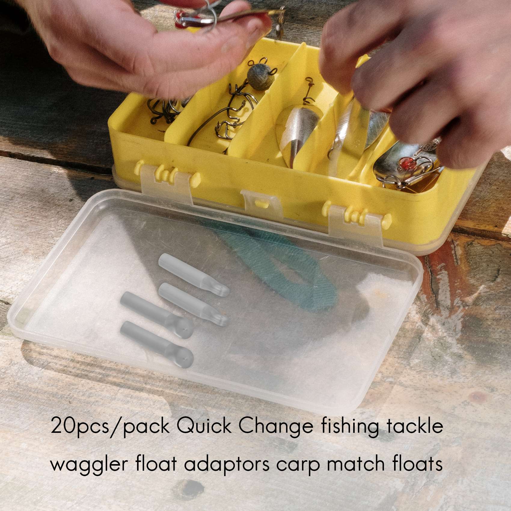 Carp Fishing Tackle - ABST 20 ชิ้น/แพ็ค อะแดปเตอร์เปลี่ยนลอยตกปลาแบบรวดเร็ว สำหรับตกปลาคาร์พ