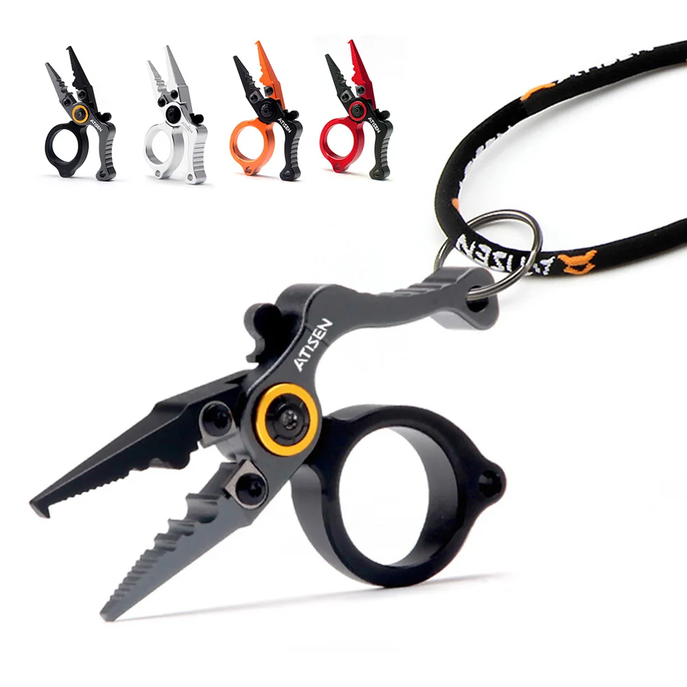 Fishing Equipment Price - คีมตกปลาขนาดเล็ก อุปกรณ์ตกปลาสำหรับกิจกรรมกลางแจ้ง ตัวเครื่องทำจากอลูมิเนียมอัลลอยด์ ใบมีดทำจากทังสเตนสตีล ใช้สำหรับถอดเบ็ดและตัดสาย