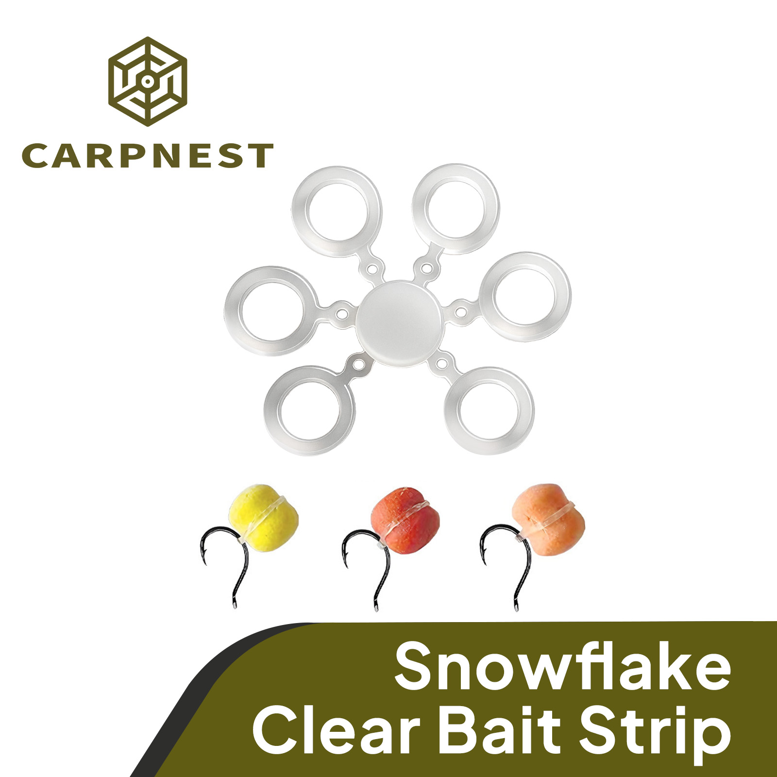 Carp Fishing Tackle - CARPNEST 150 ชิ้น สายรัดเหยื่อ สายรัดเม็ดเหยื่อ อุปกรณ์ตกปลาคาร์พ