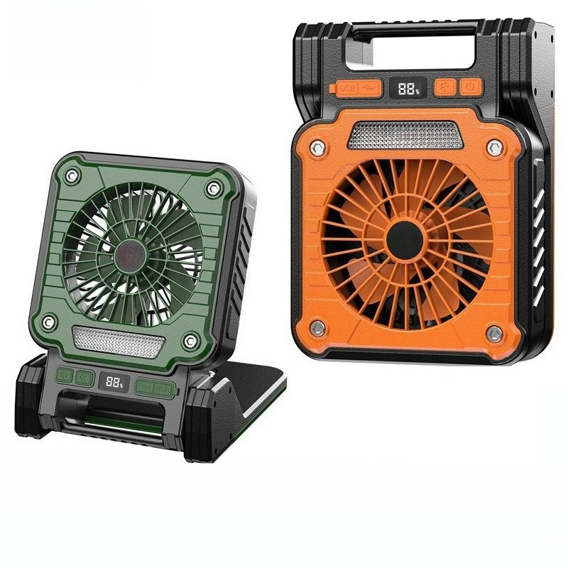 พัดลมเต็นท์แบบพกพา ใช้พลังงานแ - Fishing Equipment Basic บทวิจารณ์และราคา