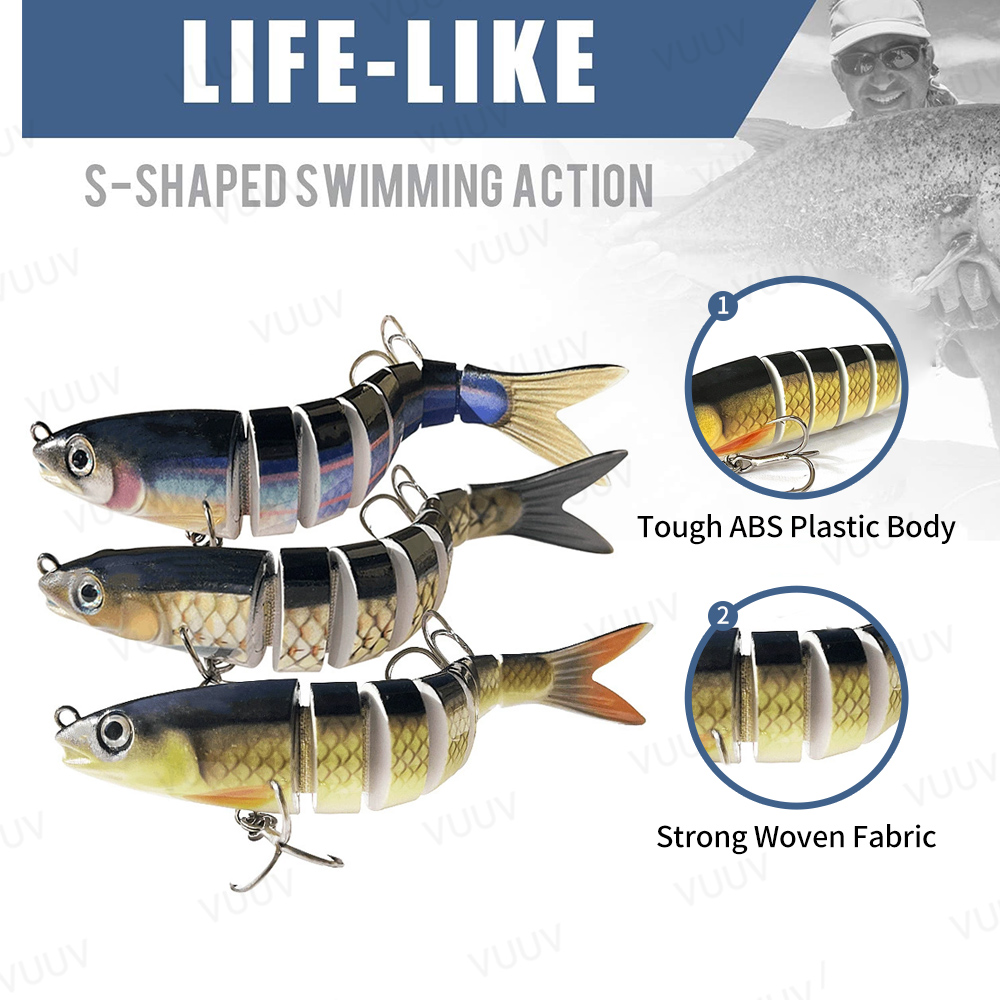 เหยื่อตกปลา 10 ชิ้น สำหรับปลาแ - Fishing Equipment Kit บทวิจารณ์และราคา