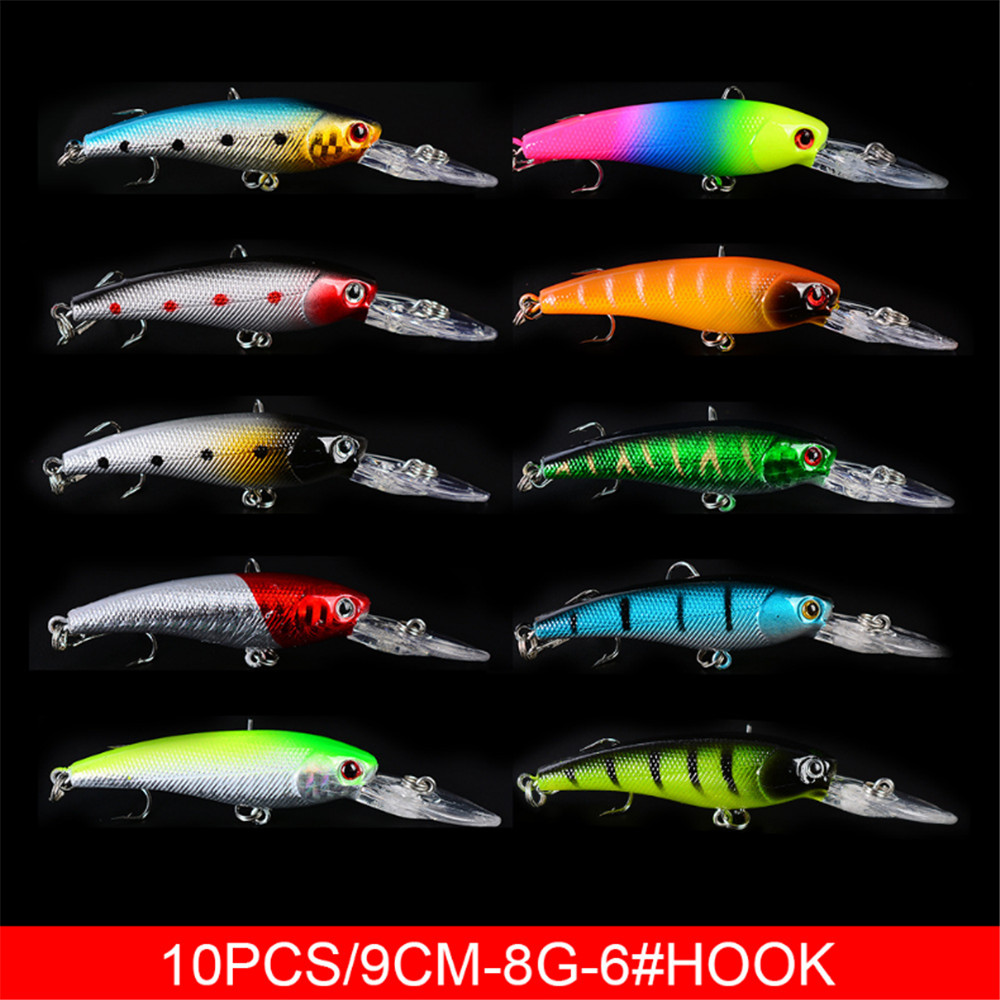 20ชิ้น/ล็อตMinnowตกปลาเหยื่อเบ - Fishing Equipment Kit บทวิจารณ์และราคา