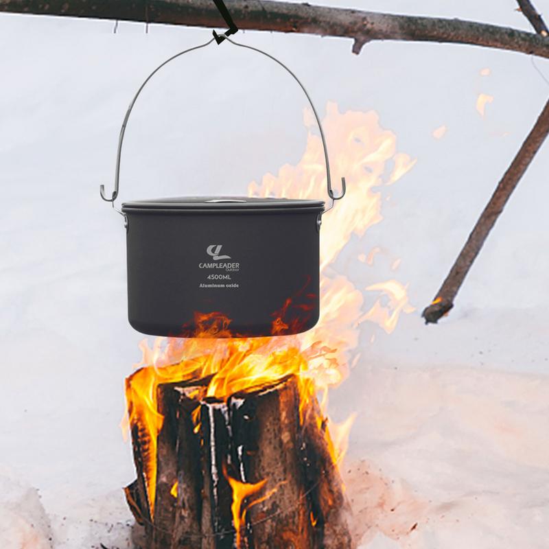 4.5L Camping แขวนหม้อเครื่องคร - Fishing Equipment Kitchener บทวิจารณ์และราคา