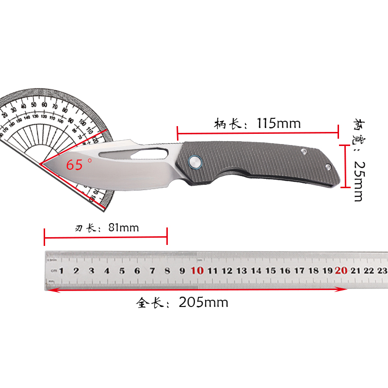 มีดพับเหล็ก M390 ด้ามจับโลหะผส - Fishing Equipment Kitchener บทวิจารณ์และราคา