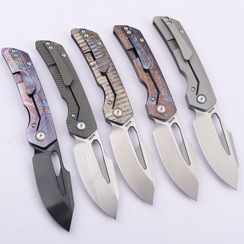 มีดพับเหล็ก M390 ด้ามจับโลหะผส - Fishing Equipment Kitchener บทวิจารณ์และราคา