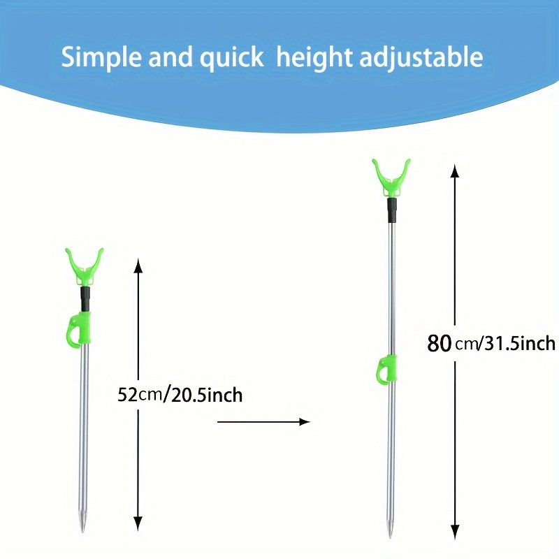 2 ชิ้นพรีเมี่ยมอลูมิเนียมอัลลอ - Fishing Rod Pod บทวิจารณ์และราคา