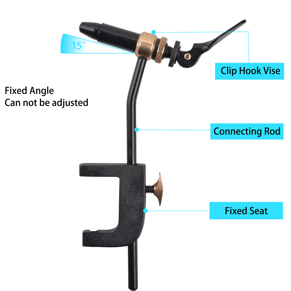 ROTARY Fly Tying Vise เครื่องม - Fishing Equipment Kit บทวิจารณ์และราคา