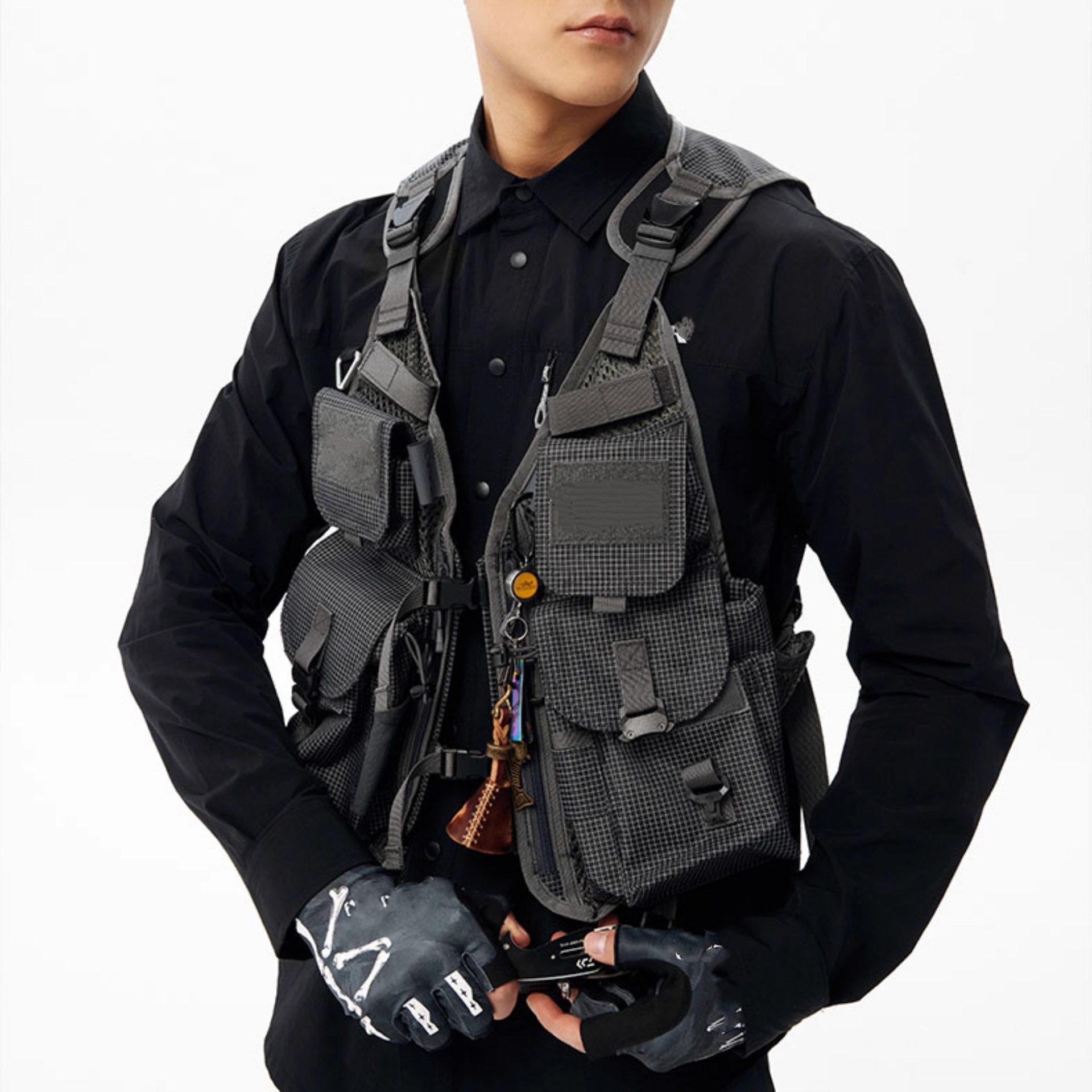 เสื้อกั๊กตกปลาแบบยุทธวิธีสำหรั - Fishing Equipment And Gear บทวิจารณ์และราคา
