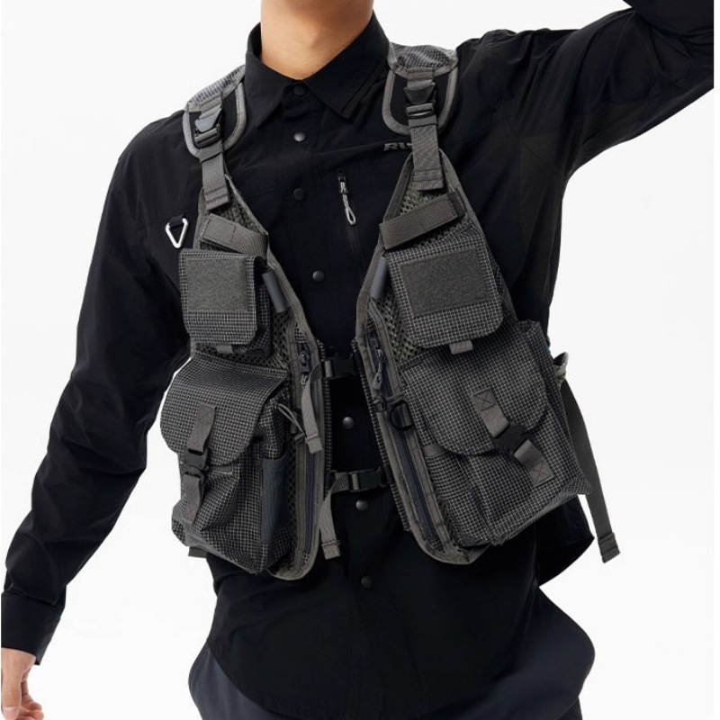 เสื้อกั๊กตกปลาแบบยุทธวิธีสำหรั - Fishing Equipment And Gear บทวิจารณ์และราคา