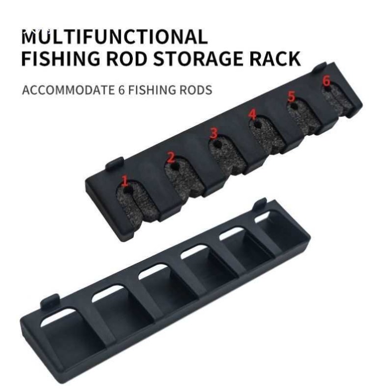 ที่วางคันเบ็ดตกปลาพร้อมชั้นวาง - Fishing Rod Pod บทวิจารณ์และราคา