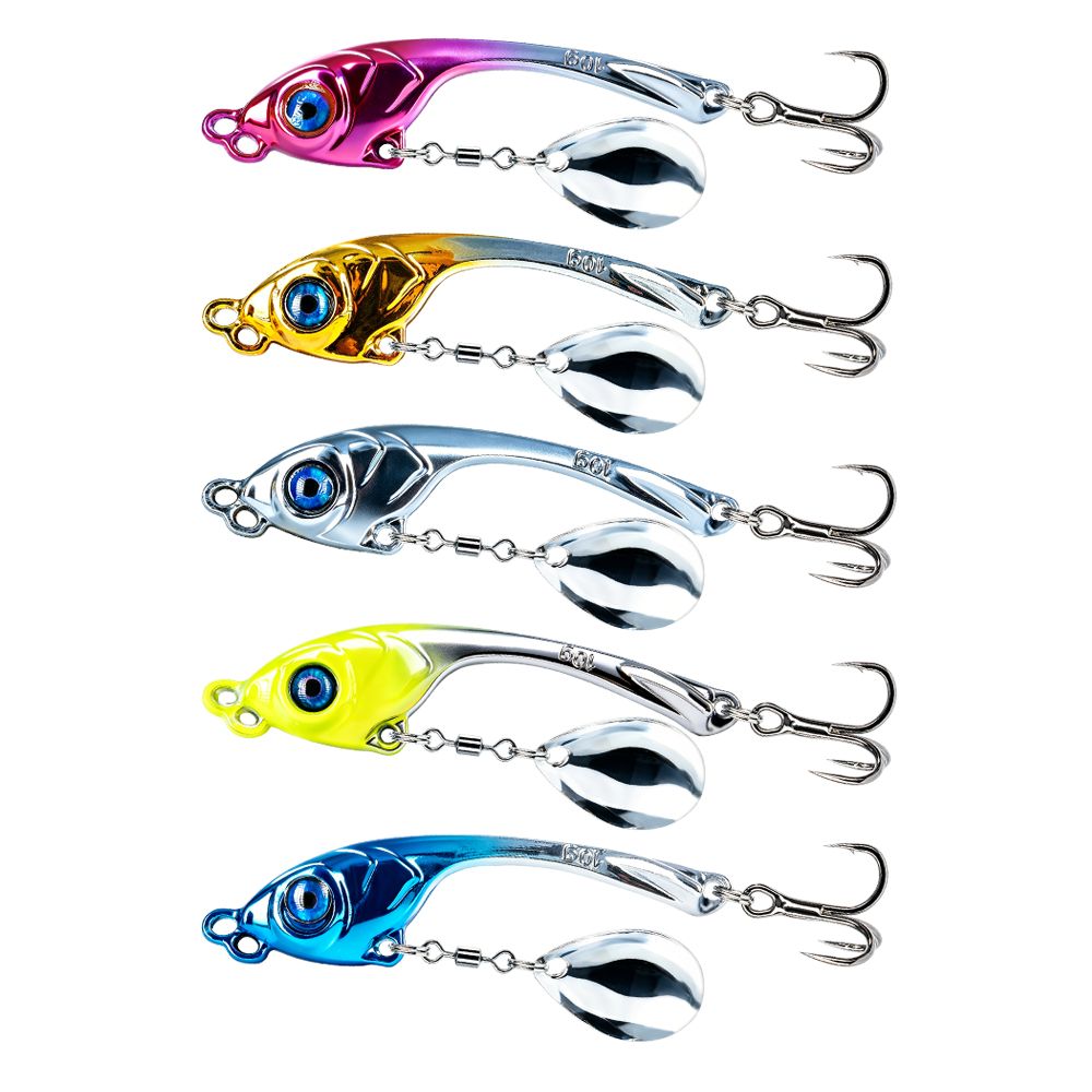 เหยื่อตกปลาโลหะแบบ VIB 10 ชิ้น - Fishing Equipment Kit บทวิจารณ์และราคา