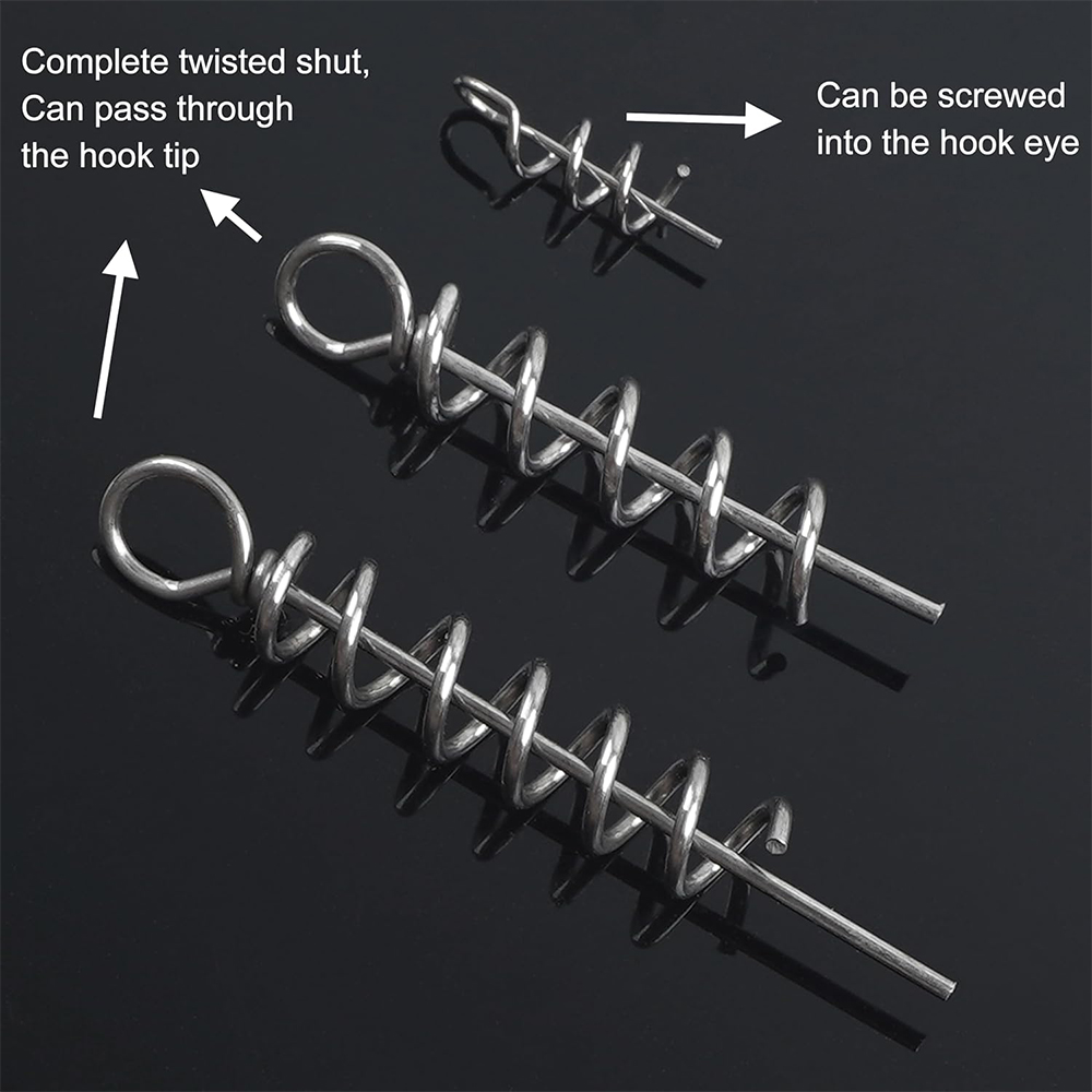 50 ชิ้นฤดูใบไม้ผลิ Twist Lock  - Fishing Equipment Carp บทวิจารณ์และราคา