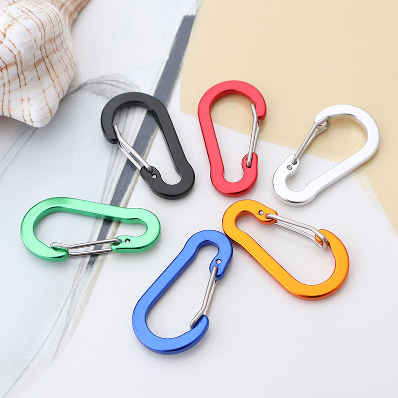 6Pcs Carabiner พวงกุญแจตกปลา C - Fishing Equipment Carp บทวิจารณ์และราคา