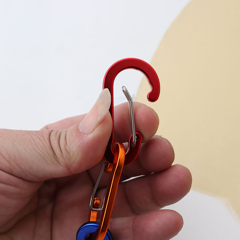6Pcs Carabiner พวงกุญแจตกปลา C - Fishing Equipment Carp บทวิจารณ์และราคา