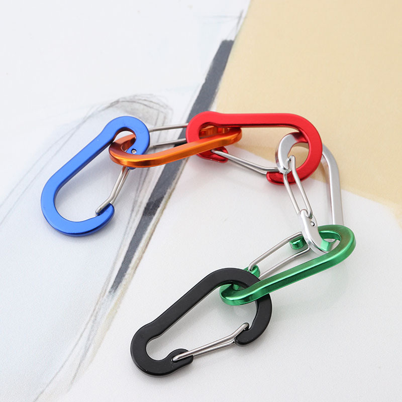 6Pcs Carabiner พวงกุญแจตกปลา C - Fishing Equipment Carp บทวิจารณ์และราคา