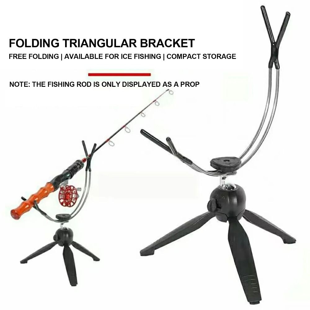 360 °   ที่วางคันเบ็ดตกปลาน้ำแ - Fishing Rod Pod บทวิจารณ์และราคา