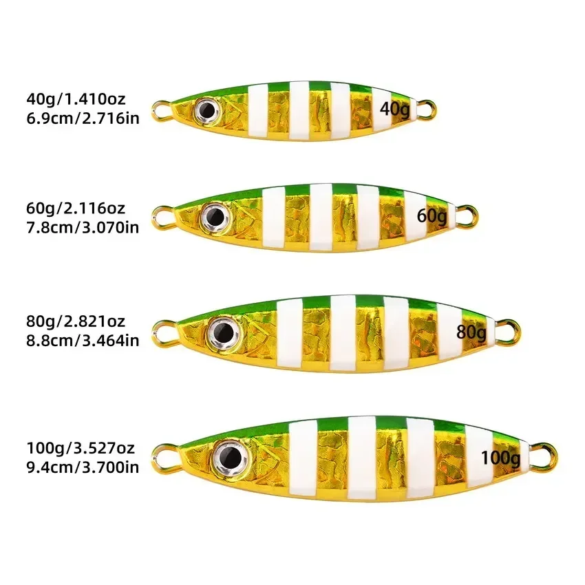 เหยื่อจิ๊กโลหะ 1 ชิ้น น้ำหนัก  - Fishing Equipment Kit บทวิจารณ์และราคา