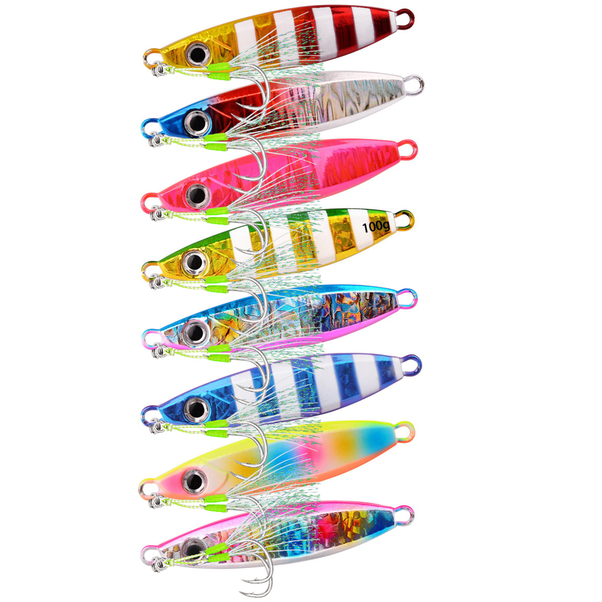 เหยื่อจิ๊กโลหะ 1 ชิ้น น้ำหนัก  - Fishing Equipment Kit บทวิจารณ์และราคา