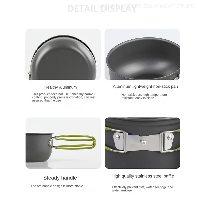 Camping Tableware Kit ชุดเครื่ - Fishing Equipment Kitchener บทวิจารณ์และราคา