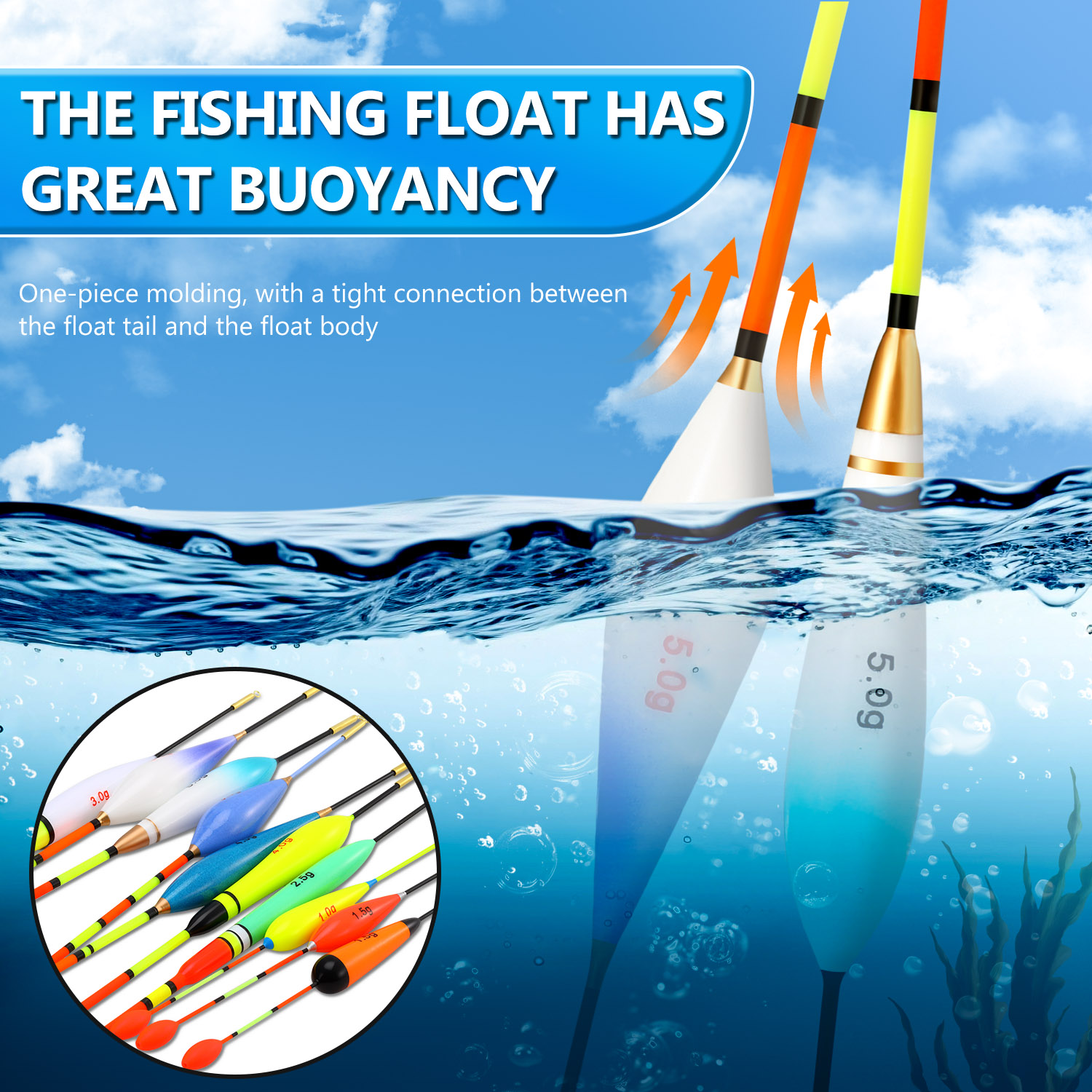 ชุดทุ่นตกปลา EVA 10 ชิ้น 1.5-5 - Fishing Equipment Kit บทวิจารณ์และราคา