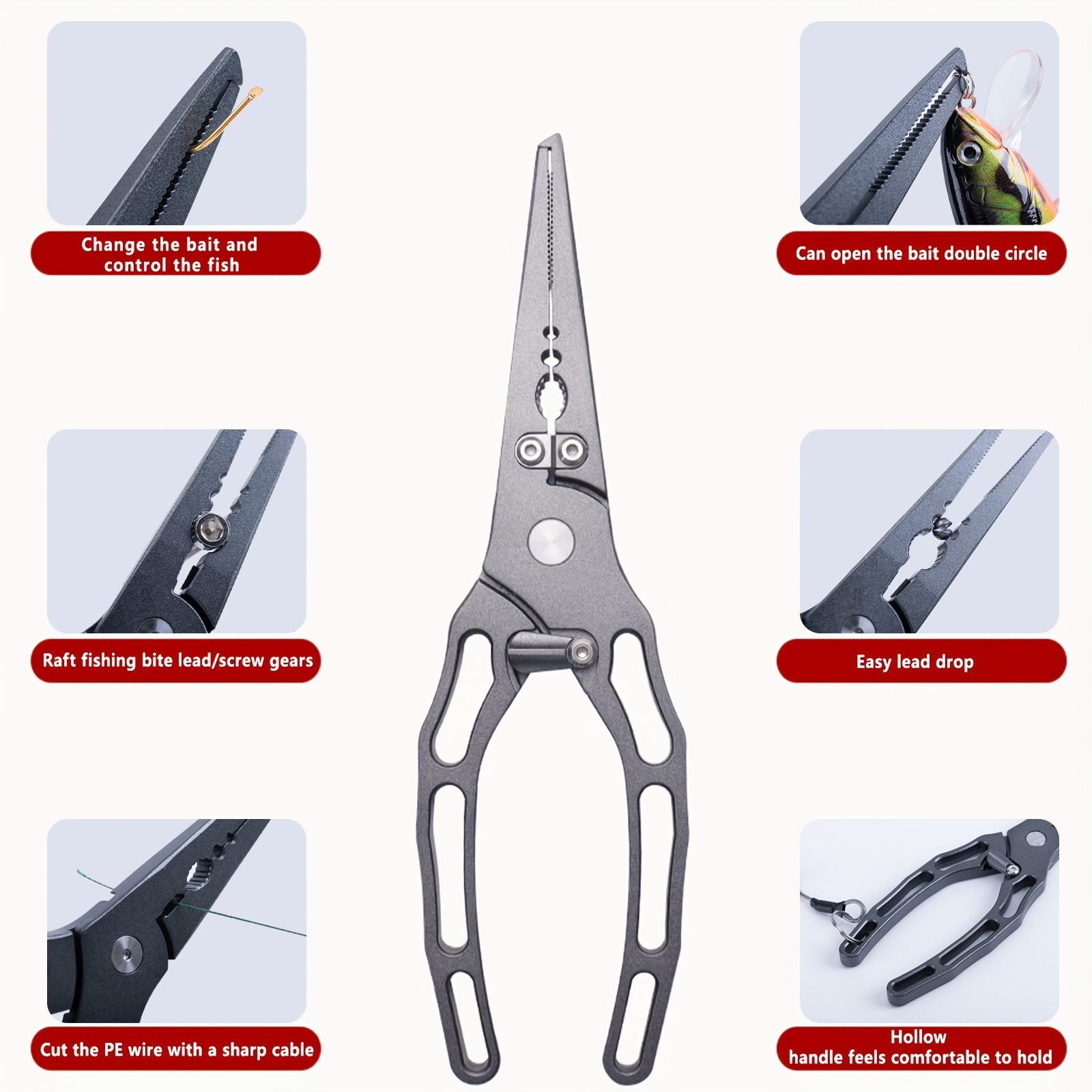ชุดคีมตกปลาและที่จับปลาแบบคอมโ - Fishing Equipment Price บทวิจารณ์และราคา